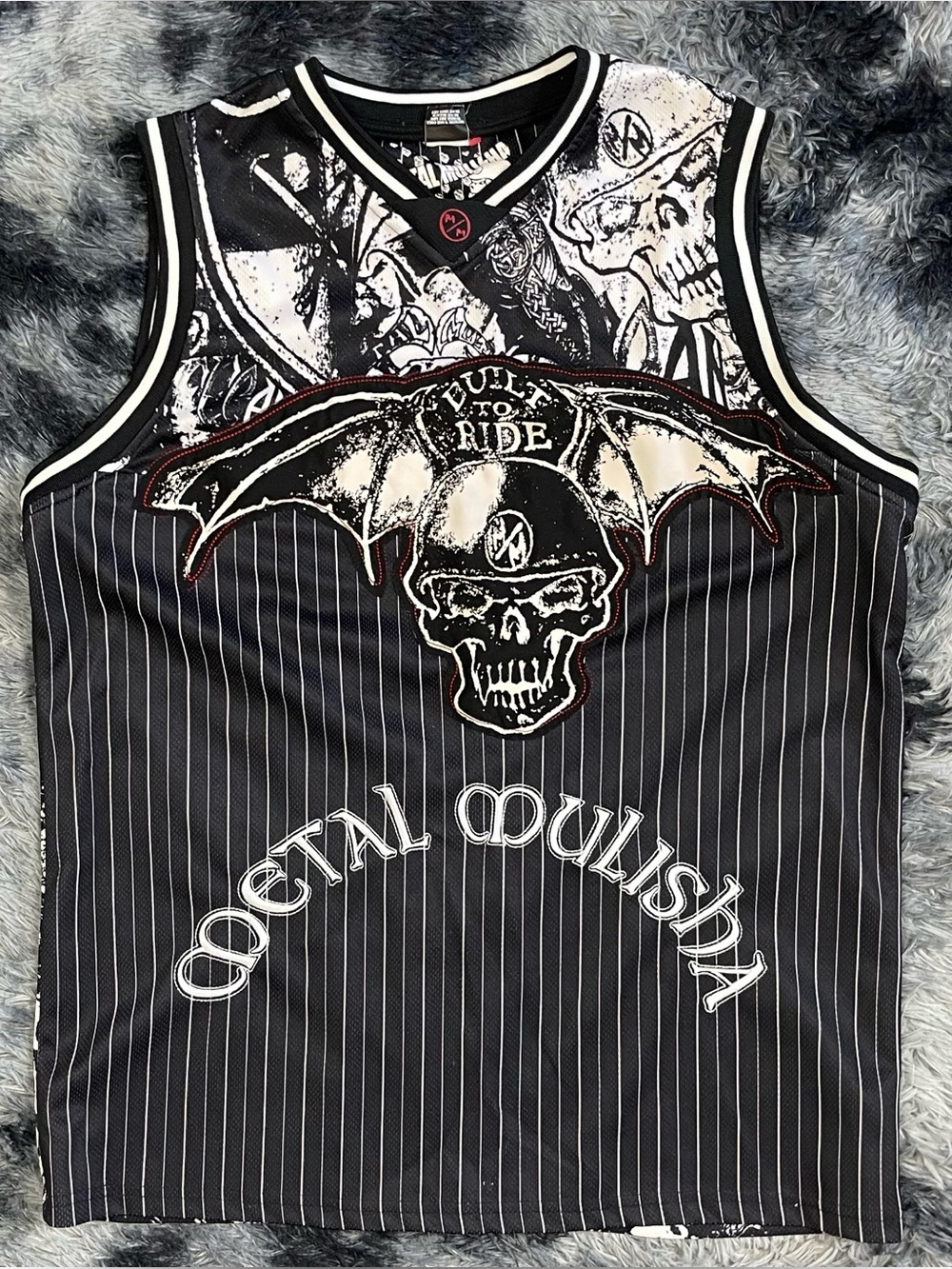 Y2k Metal Mulisha Graphic Deegan Jersey Tank
